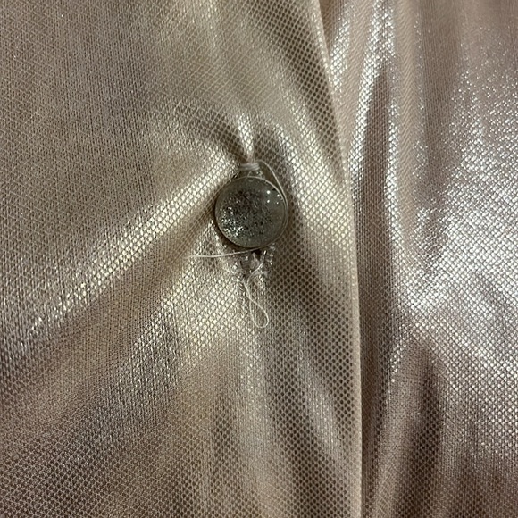 Vintage BANJO Women's Western Button-Up Shirt Coastal Cowgirl Metallic Size L - Picture 2 of 8